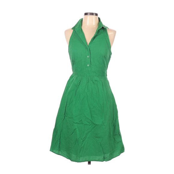 Maeve Dresses & Skirts - Anthropologie Maeve Green Tie Back Green Dress 12